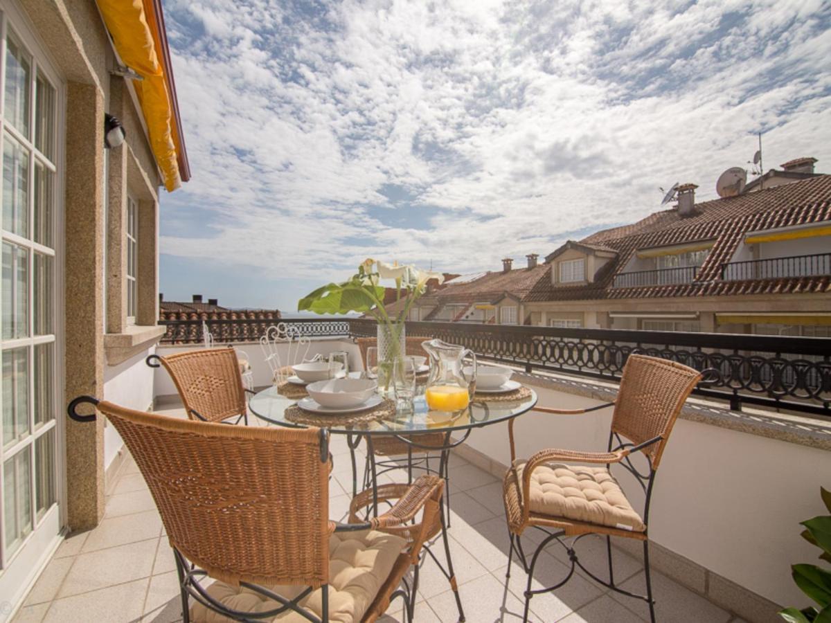 Ático con Terraza y Vistas Playa Silgar Apartamento Sanxenxo Exterior foto