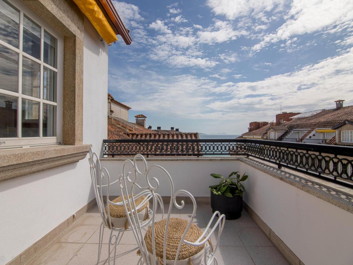 Ático con Terraza y Vistas Playa Silgar Apartamento Sanxenxo Exterior foto